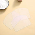 5pcs Transparent Plastic Curved Soft Scrapers, Cake Scrapers for DIY Baking and Cake Making - Kitchen Gadgets and Accessories Qme 5pcs