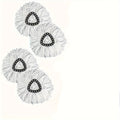 4pcs, Spin Mop Head, Replacement Mop Head For Spin Mop, Washable Durable Mop Head Refill, Wet And Dry Cleaning Qme 4pcs