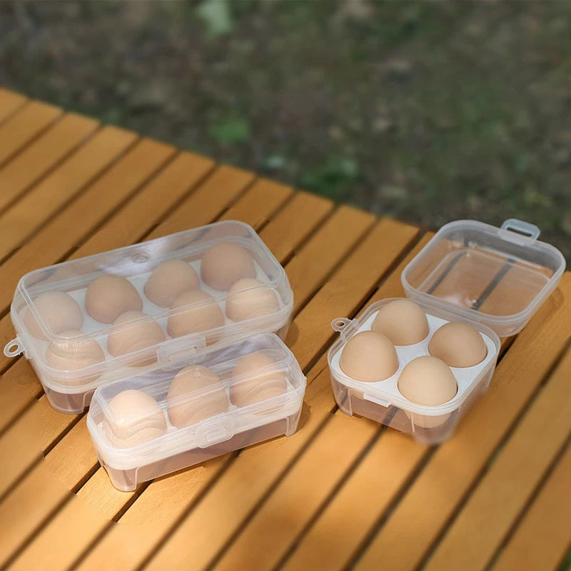 Egg Box Storage Outdoor Shockproof Portable Camping Shatterproof Tray Qme
