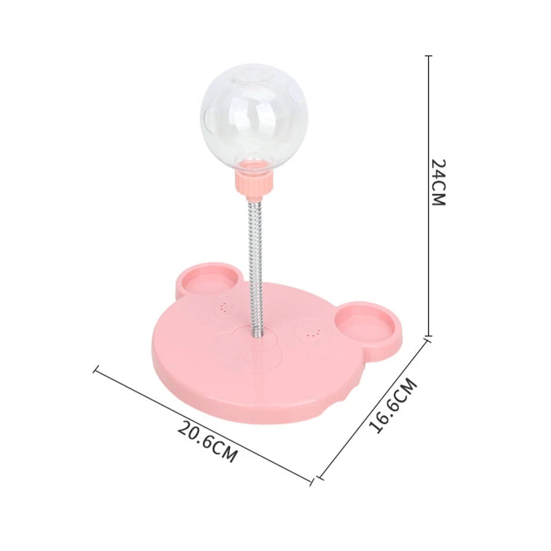 Funny Pet Supplies Creative Cat Puzzle Food Leaking Ball Toy Dog Qme