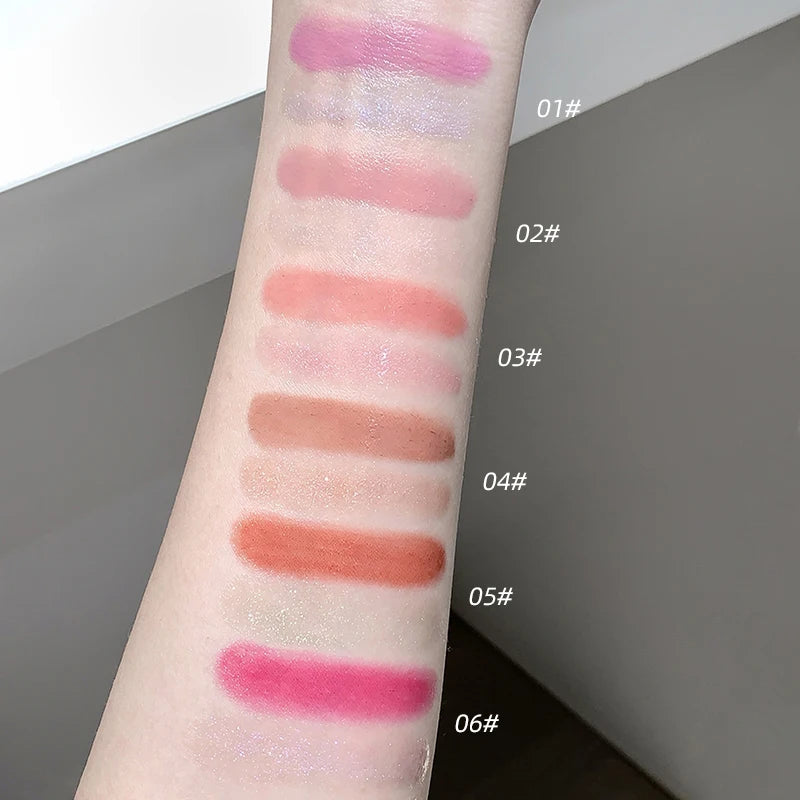 Gege Bear Two Highting Blush Cream Dual-use Brighten Lip Natural Qme