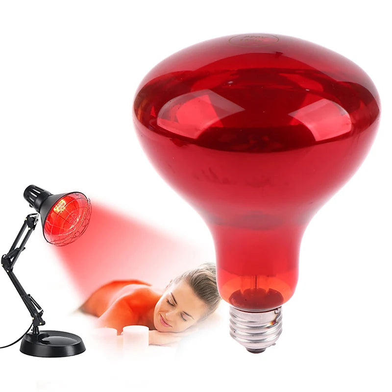 Infrared Heat Lamp 100W 150W Red Light Therapy Muscle Joint Neck Qme