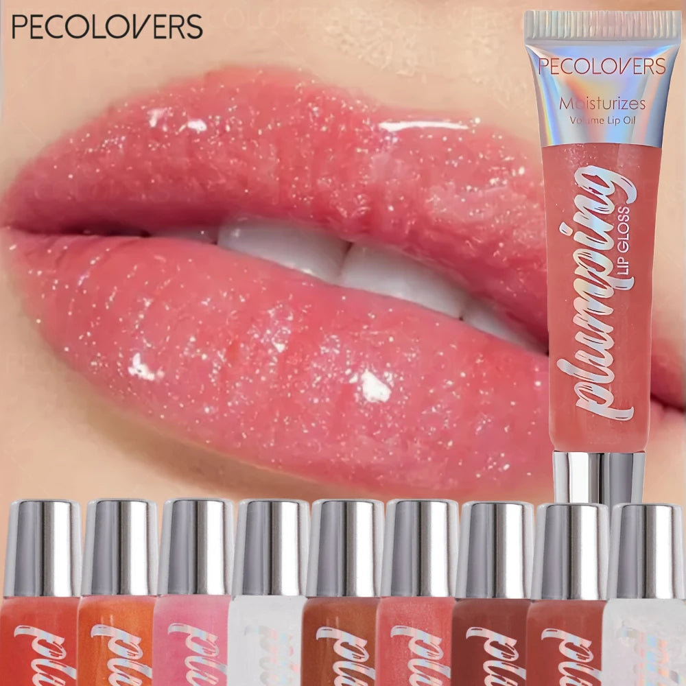 Moisturizing Lip Gloss Shimmer Nourishing Effect Long-lasting Qme