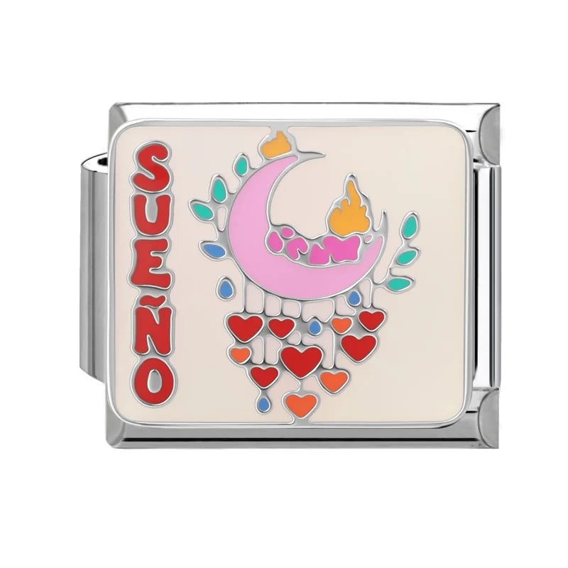 2026 New Wholesale World Peace Dove Love Heart Birds Italian Charm Fit 9mm Stainless Steel Bracelet Making Women Jewelry Gift s Qme Style 1
