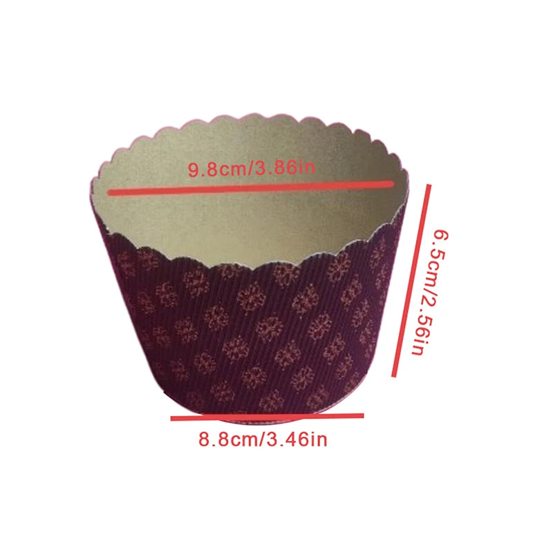CC11Paper Tray Dove Mold Pastry Bread Cake Carton Packaging Qme 3inch