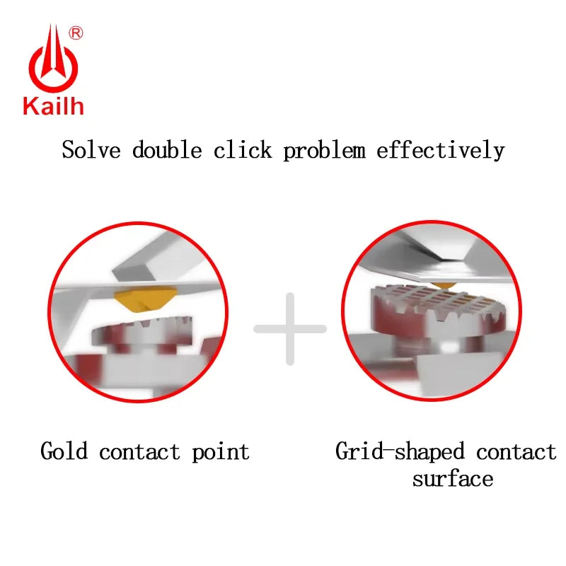 1pcs-500pcs Kailh GM 4.0 Red Dot 3-Pin 60 Million Click Life Mouse Micro Switch Computer Mouse Left Right Micro Switch Button Qme