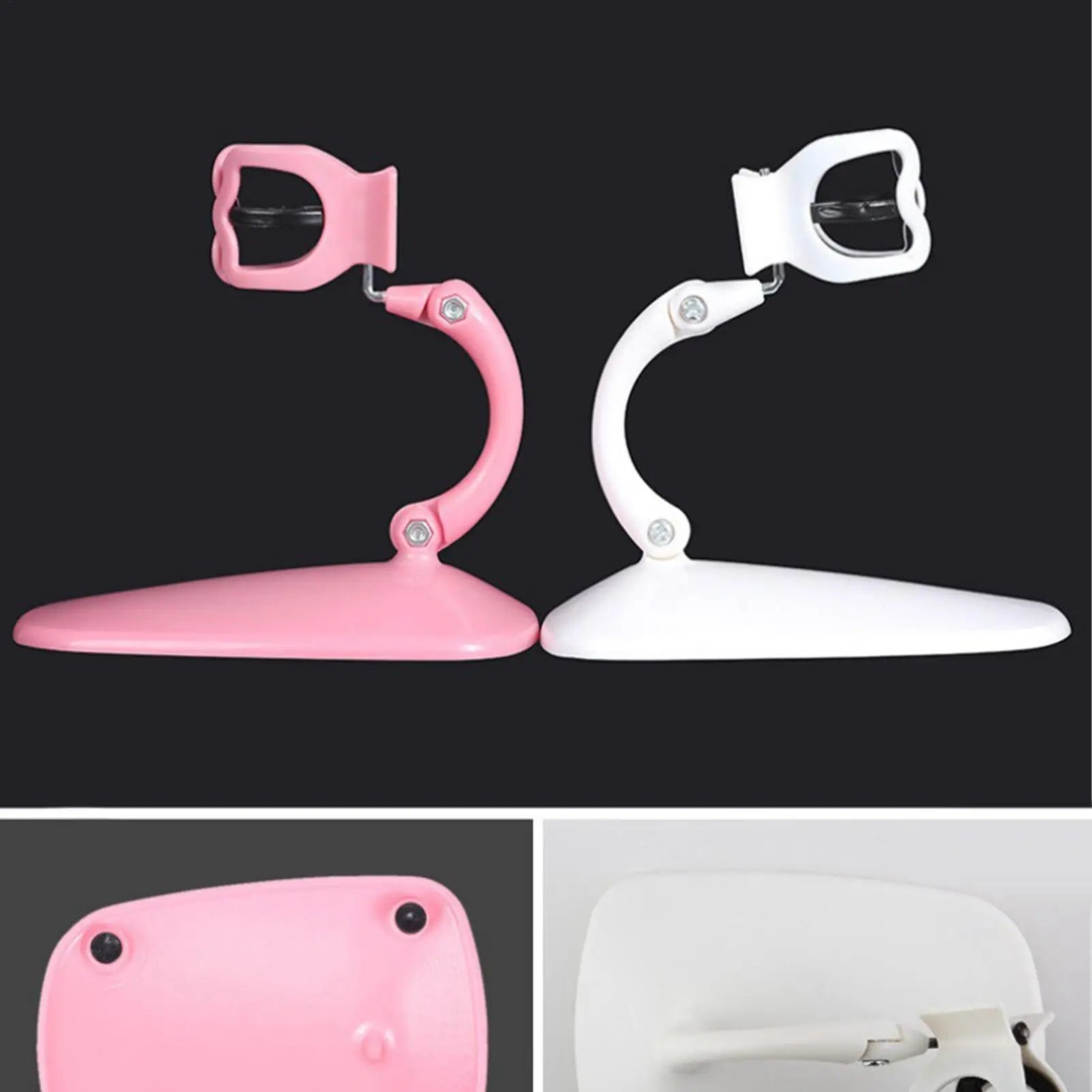 Nail Polish Bottle Holder Display Fixing Clip Adjustable Gel Nail Polish Holder Organizer for Beauty Women Girls Home Manicure Qme