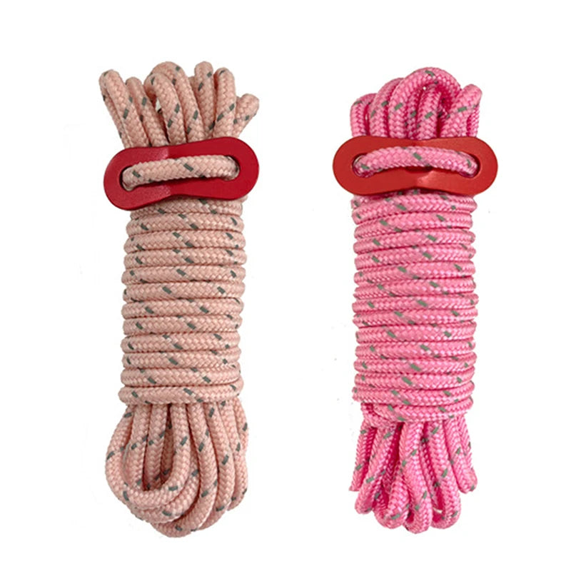 Rock Climbing Rope Fishing 4 Meters Outdoor Safety Grappling Lifeline Qme