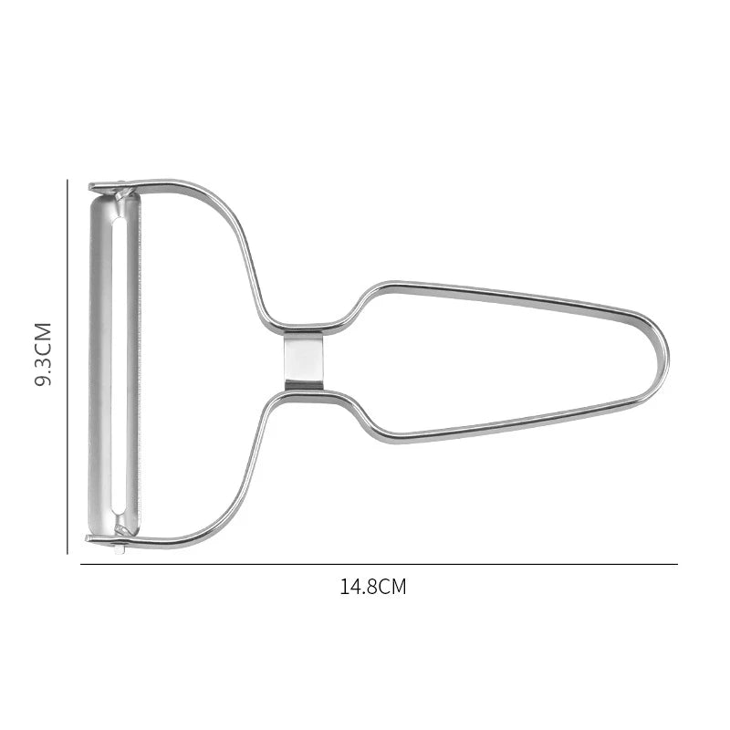 Peeler Vegetables Fruit Stainless Steel Knife Cabbage Graters Salad Potato Slicer Kitchen Accessories Cooking Tools Wide Mouth Qme