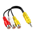 TCLDedicated Jack Plug RCACable 3 5 Aux Male RCAFemale Adapter Mini Qme A
