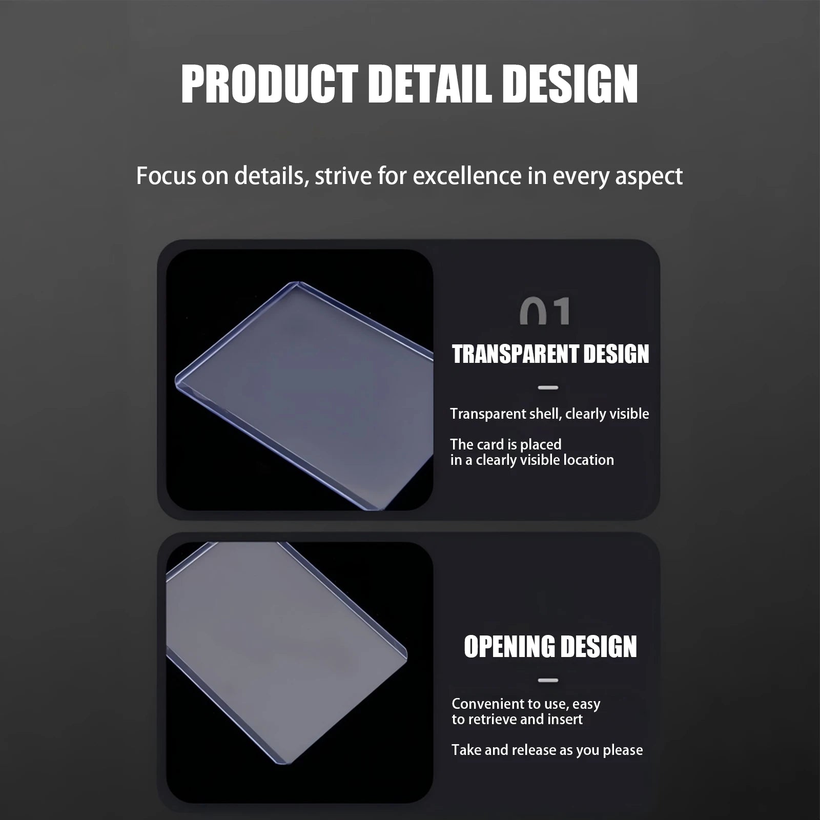 50pcs PVC Transparent Hard Card Sleeve Blue/White Star Player Card Dustproof Scratch-resistant Protection Covers Storage Sleeves Qme