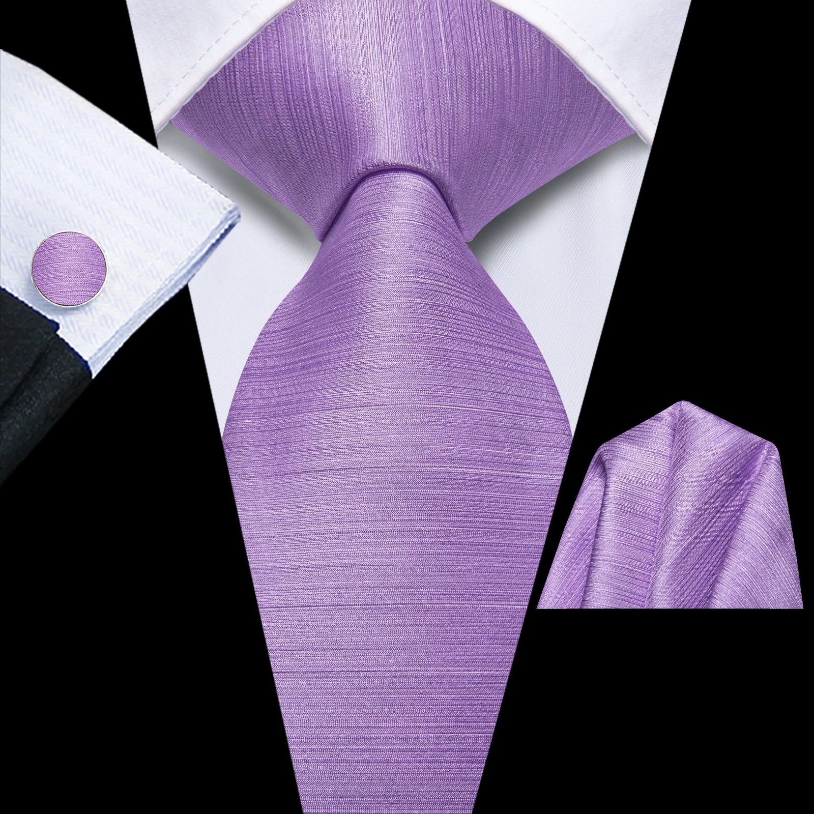 Mens Tie Necktie Plain Solid Purple Pink Orange Wedding Men Business Qme HT-N-0215