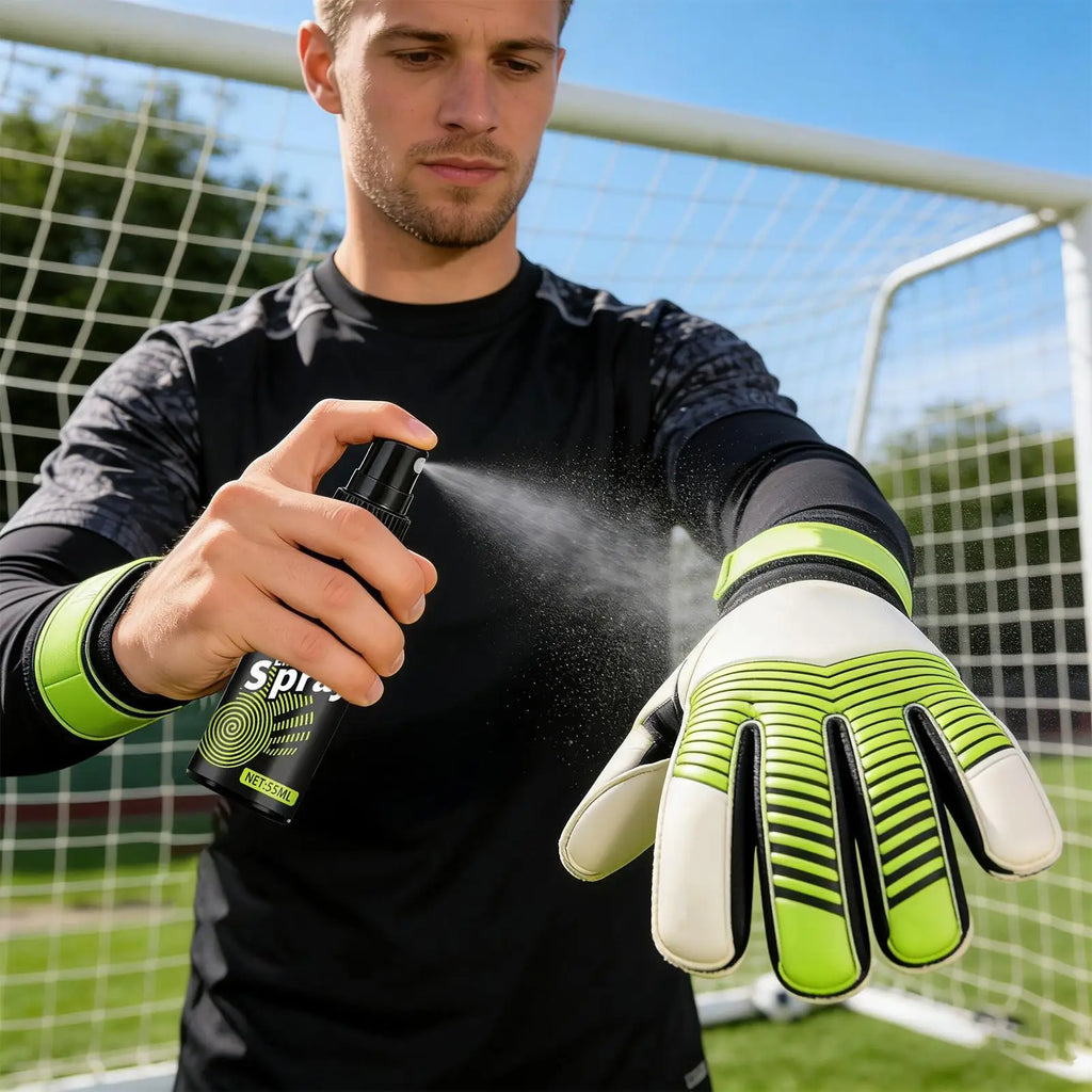 Glove Glue 55ml Sticky Grippy Adhesive Football Grip Spray for Soccer Volleyball Baseball Boxing Golf Training Kids Youth Adult Qme
