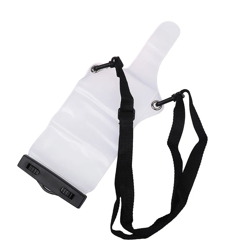 Walkie Talkie Cover Holder Lanyard Portable Radio Waterproof Case Bag Qme one size