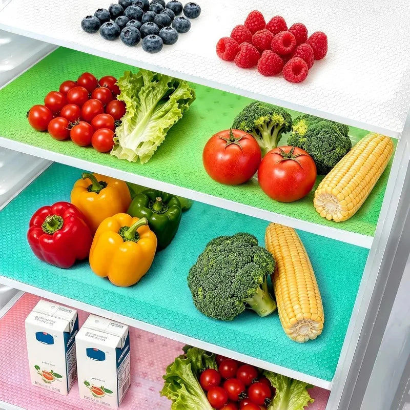 Refrigerator Mat Waterproof Washable Mildew-proof Oil Cabinet Drawer Qme