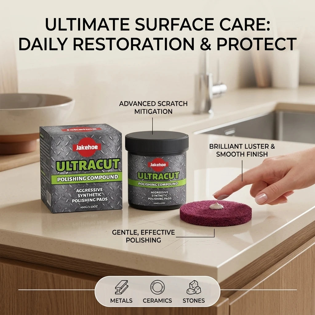 Multi-surface Polishing Cream Removing Scratches & Oxidation Stain Restoring Sleek Glossy Maintenance Metal Surface Repair Cream Qme