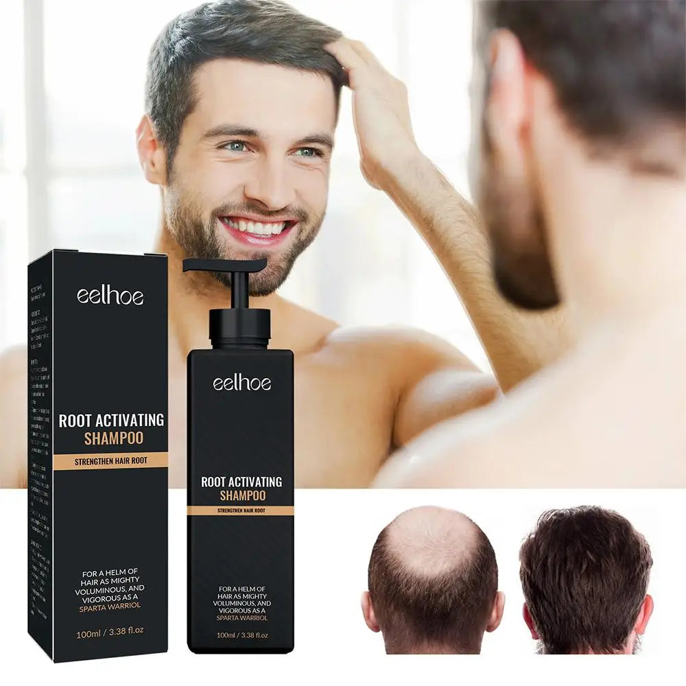 2PCS Anti Baldness Shampoo Thickening Shampoo Root Activator Shampoo Nourish Hair Regrowth Shampoo For Thinning Hair & Hair Loss Qme