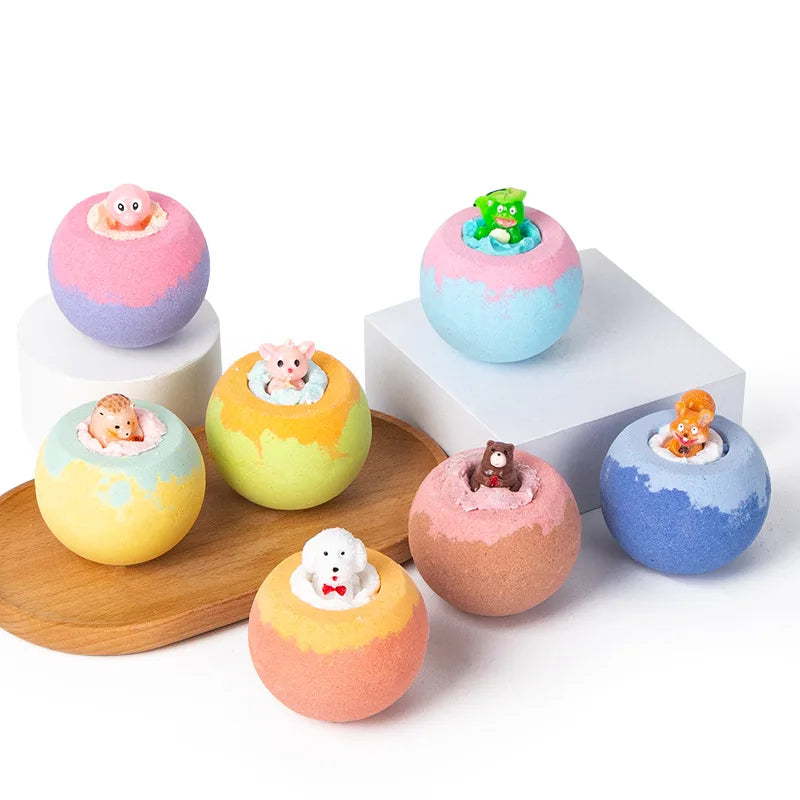 100g Bath Balls Surprise Bath Balls Surprise Gift Bath Balls Surprise Bath Balls Mermaid Sea Bath Balls With Surprise Toy Inside Qme