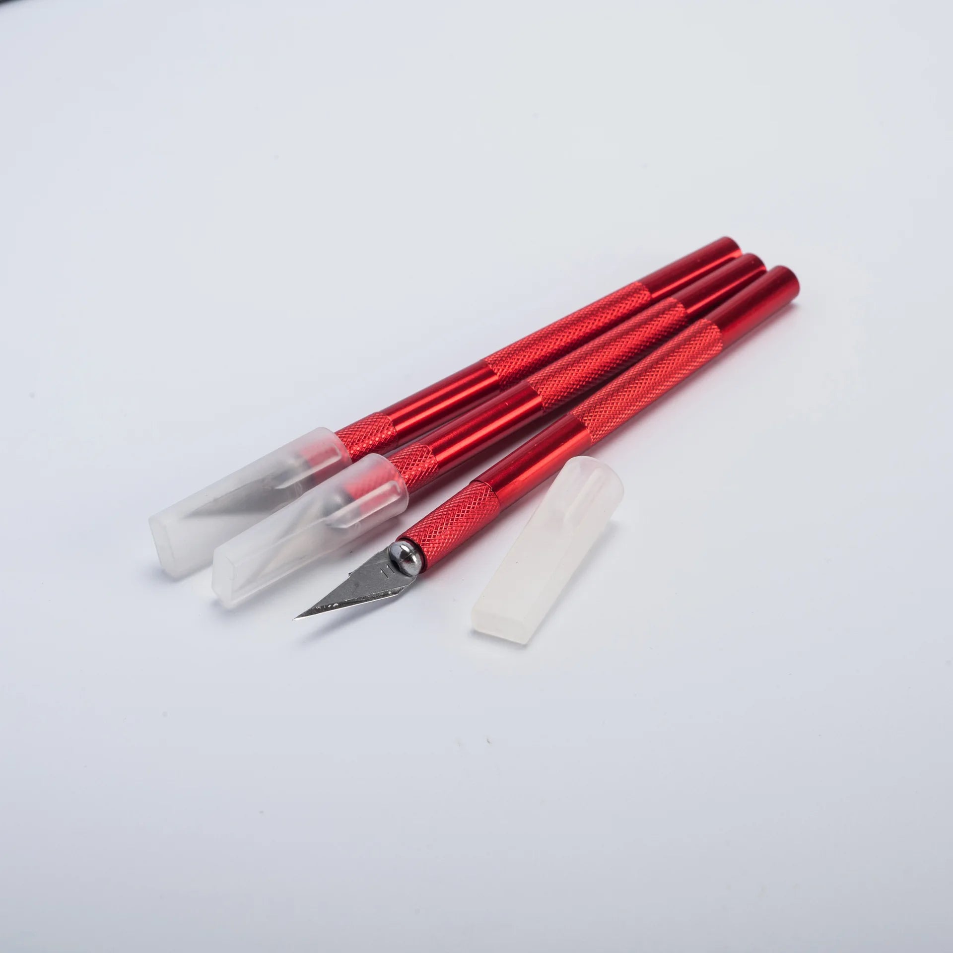 Metal Carving Scalpel Knife Tools Anti-slip Blades Engraving Craft Qme