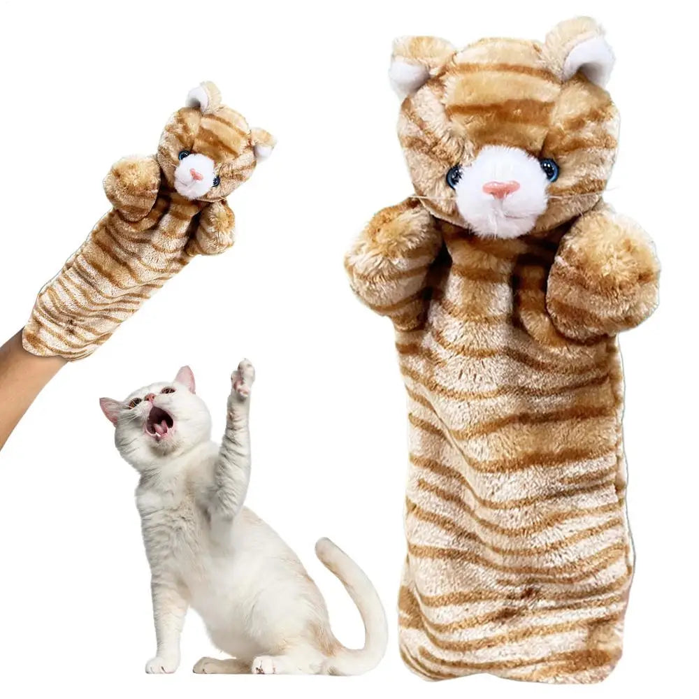 Cat Puppet Wrestler Interactive Wrestling Toy Pet Kitten Hand Doll Qme A China Mainland