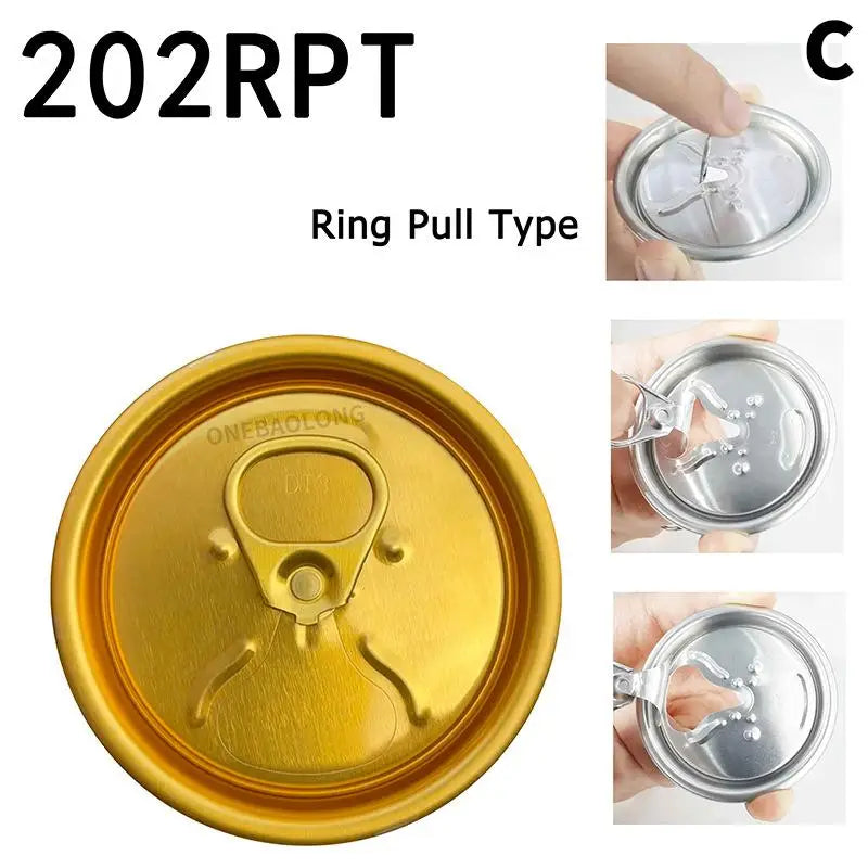 Pull Ring Lid Beverage Soda Drink Beer Cola Lids Food Can Cover Seal Qme C