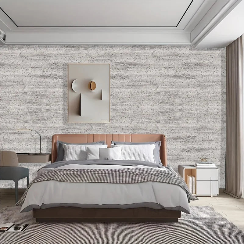 40cm x 3m Wall Stickers Self-Adhesive Wallpaper Thickened Foam Soft Ceramic For Renovating Living Room TV Background Walls. Qme