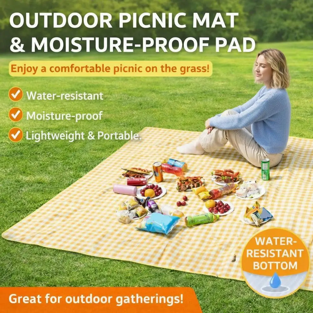 Foldable Picnic Matoutdoor Blanket Sandproof Extra Large Beach Qme