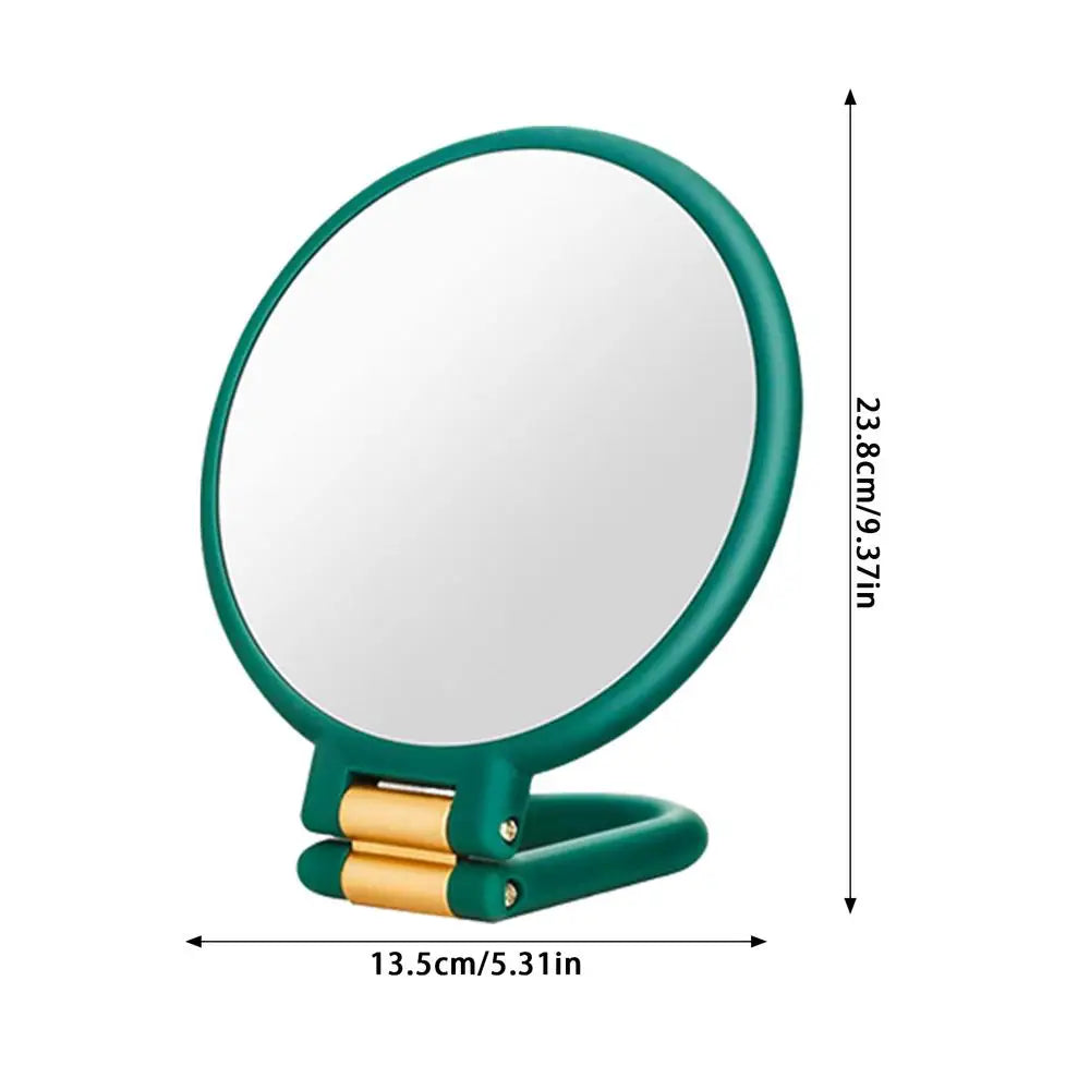 30X Magnifying Makeup Mirror Foldable Round Double Side Tabletop Qme China Mainland Green