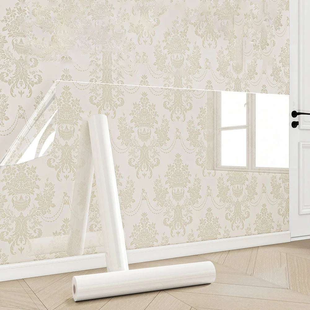 Wall Protection Film Electrostatic Adsorption Transparent Waterproof Qme