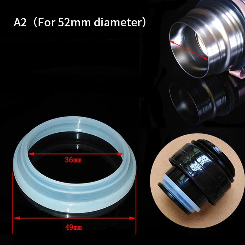 5Pcs Sealing O-Ring for 4.5cm 5.2cm Vacuum Bottle Cover Stopper Thermal Cup Lid Seals Gaskets Qme A2