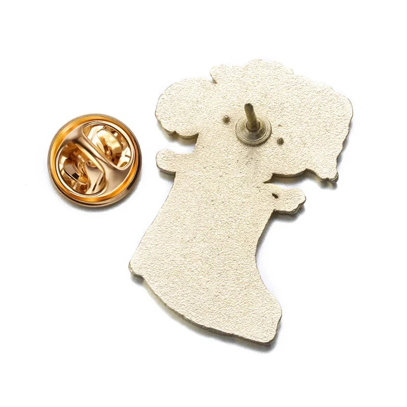 Beautifully Boots Flowers Pot Brooch Enamel Pin Cute Cartoon Shoe Plant Badge Lapel Backpack Fashion Jewelry Gift Wholesale Qme