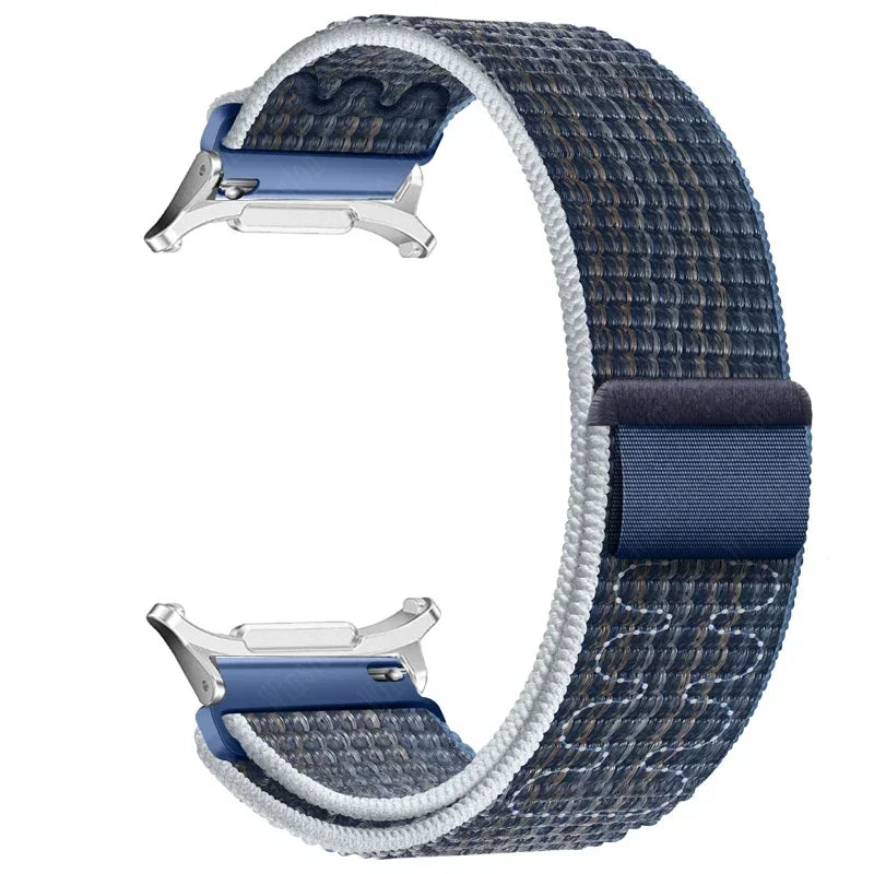 Nylon Solo Loop Strap Samsung Galaxy Watch 7 Ultra Braided Band