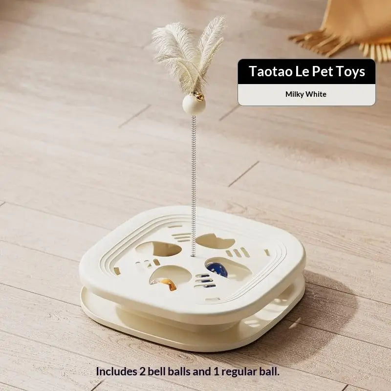 Feather Pets Self Entertainment Training Toy Interactive Cat Puzzle Qme A3