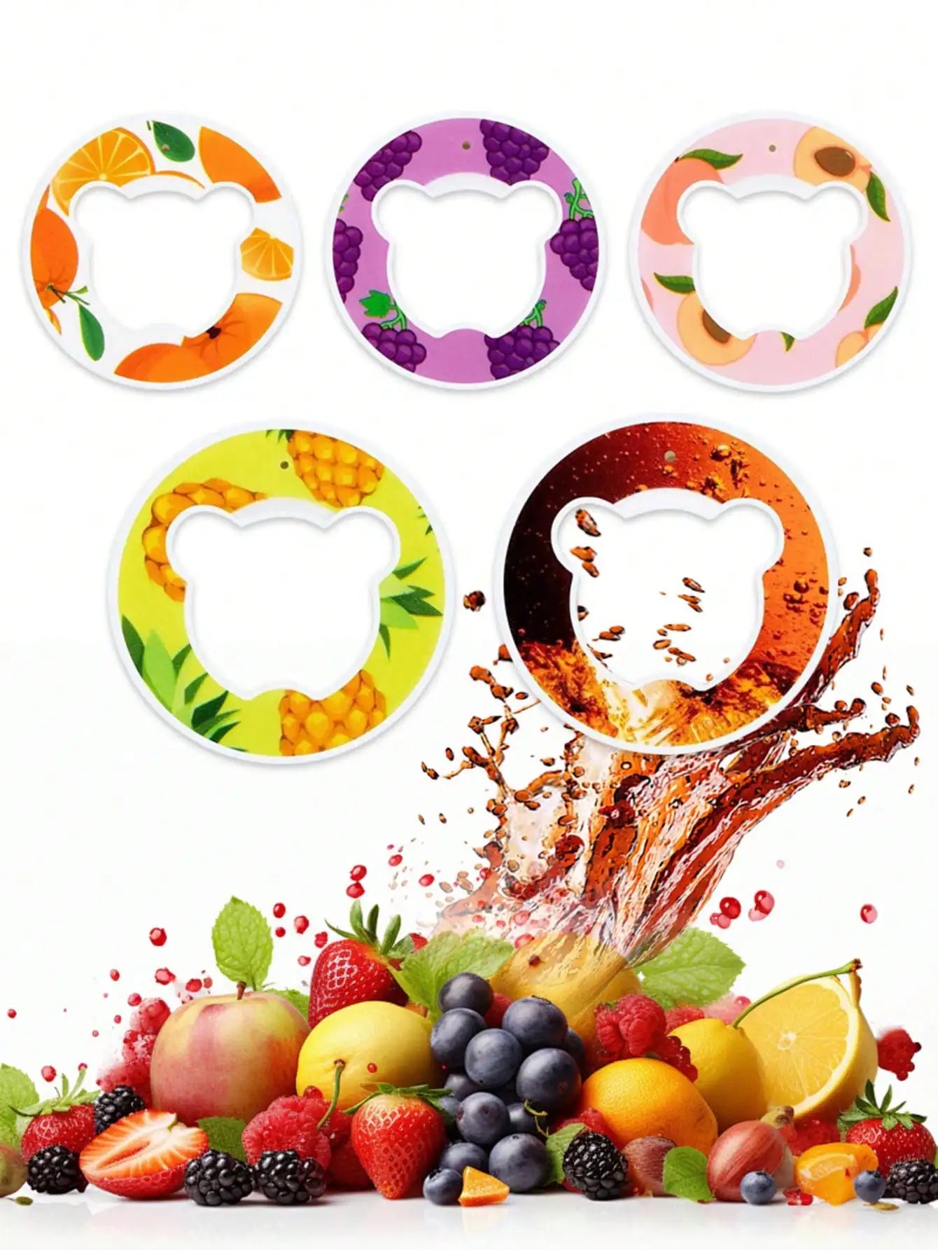 Random Flavored Aromatic Ring Various Fruit Beverage Flavor Pods Qme