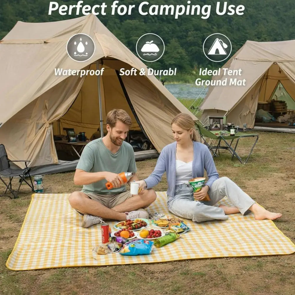 Foldable Picnic Matoutdoor Blanket Sandproof Extra Large Beach Qme