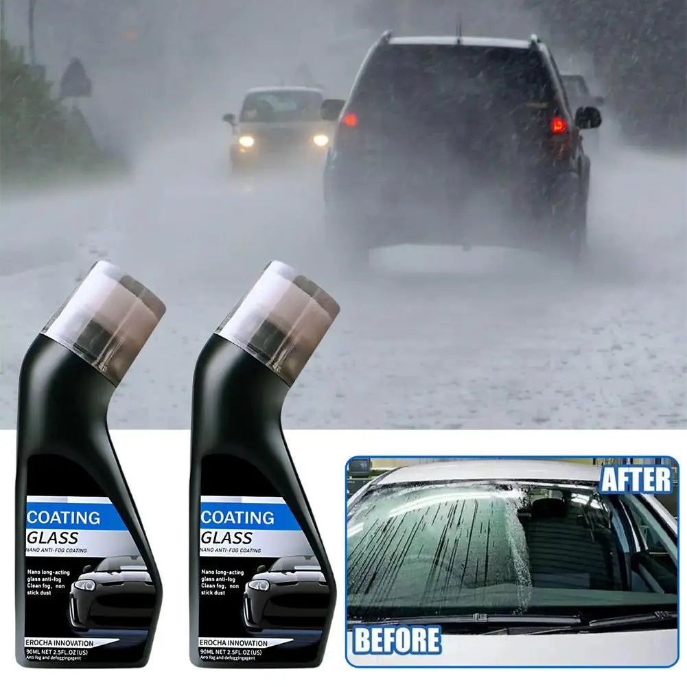 Motorcycle Anti Fog Agent Helmet Lens Wiper Rearview Mirror Glass Liquid Windscreen Fog Repellent Spray for Car Accessories Qme