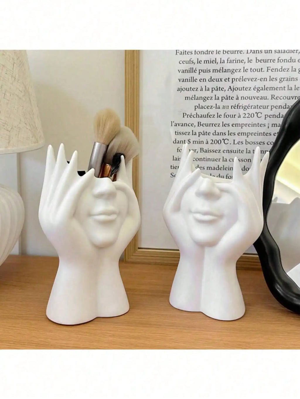 1 Multifunctional Desktop Organizer Aesthetic Art Sculpture Design Qme
