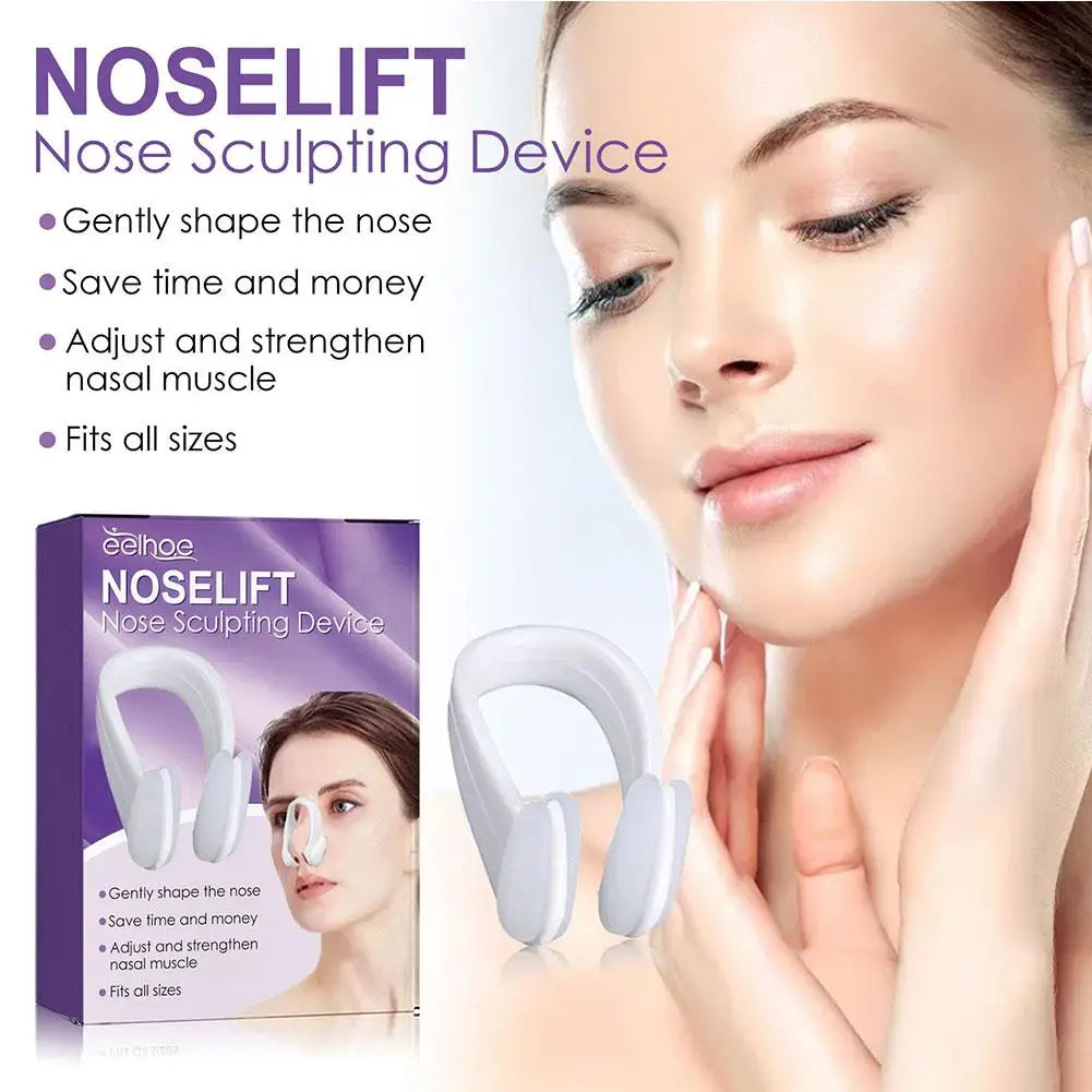 Nose Sculpting Device Nose Shaper Clip Soft Silicone Nose Up Lifting Device Nose Slimmer For Wide Big Nose NO Pain Beauty Tool Qme