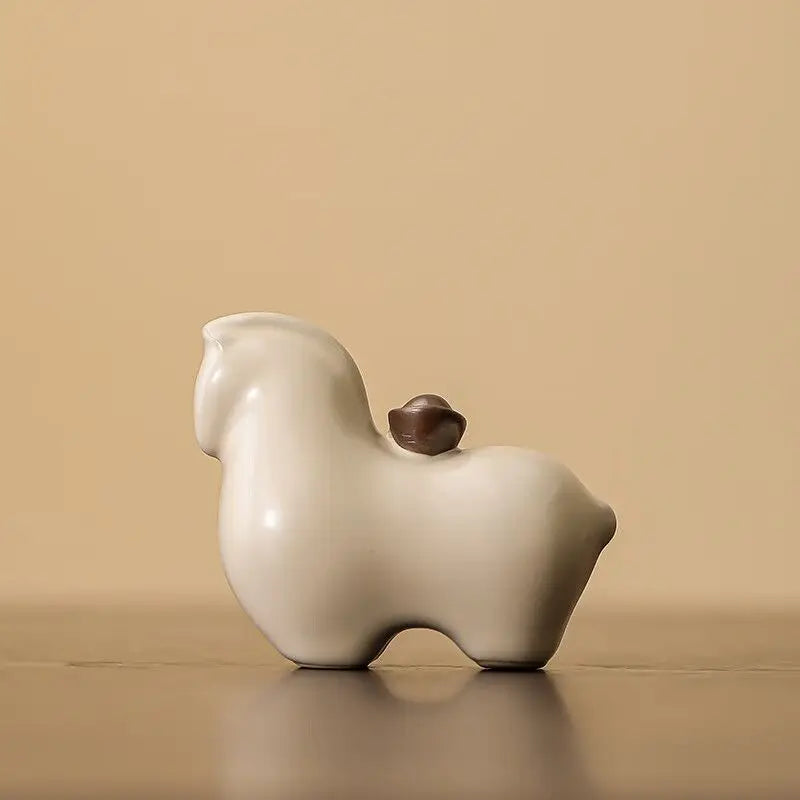 High-end Premium Ruyao May Have Money Soon Zodiac Horse Tea Pet Qme