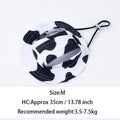 Pets Hat Ear Holes Adjustable Baseball Cap Medium Small Dogs Summer Qme M Blcak white