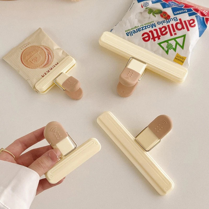 Reusable Food Storage Clips Leak Proof Sealing Snacks Spices Tea Bags Qme