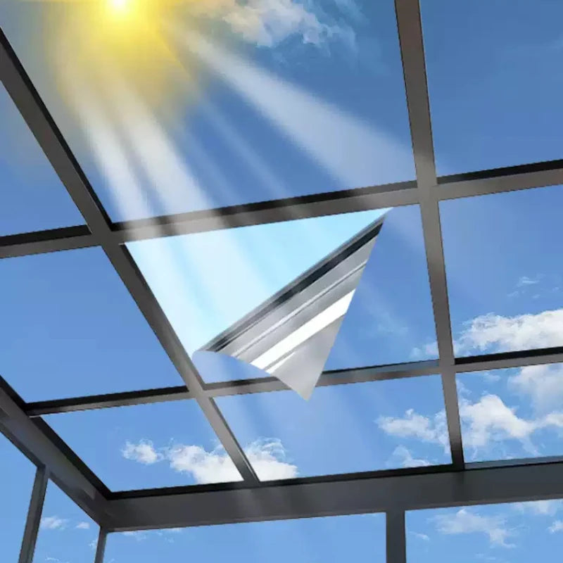 One-Way Privacy Window Film Sun-Protective And Heat-Insulating Glass Film Electrostatic Window Film Suitable For Home And Office Qme