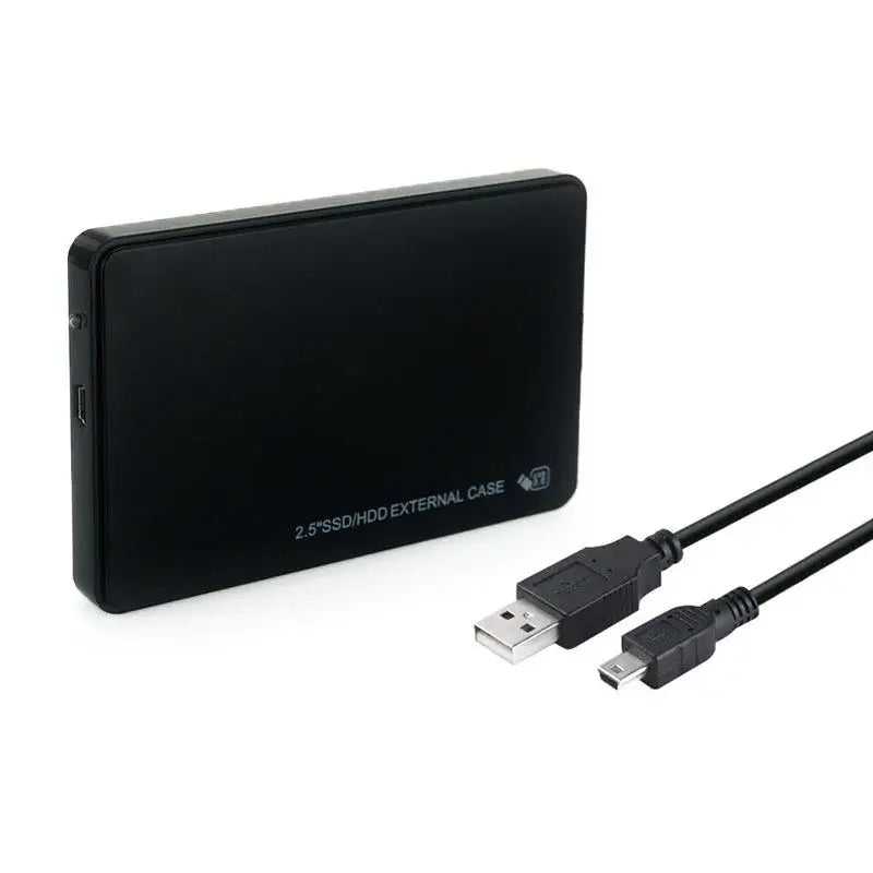 User-friendly USB2 0 SATA External HDD SSD Enclosure Case Laptop Qme