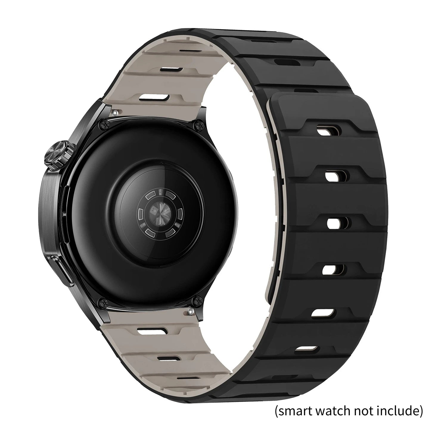 18mm 20mm 22mm Silicone Strap For Huawei GT6 Pro 46mm Magnetic Band For Samsung Galaxy Watch 7 6 5 4 40MM 44MM Qme Black Star 22mm Universal band