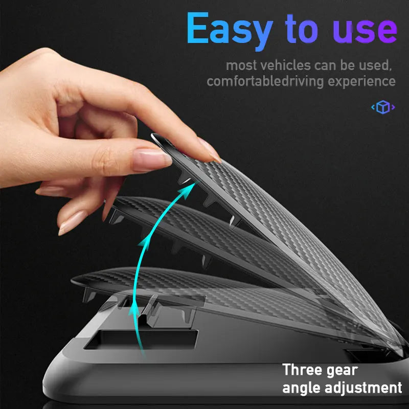Universal Car Dashboard Phone Holder Mobile Phone Clip Bracket Adjustable Anti-Slip Silicone Suction Pad Phone Navigate Mount Qme