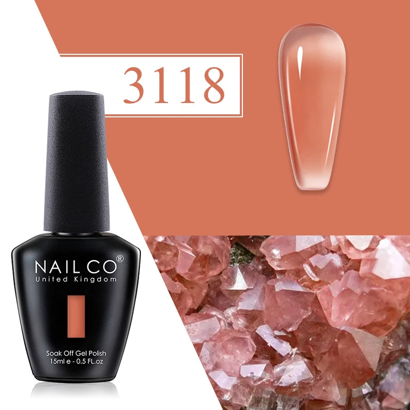NAILCO Springsummer Hybrid Gel Nail Polish Semi-permanent UV Varnish