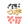 12pcs Computer Screws Motherboard Standoffs/ Screws/ Washers Kit Qme 1set