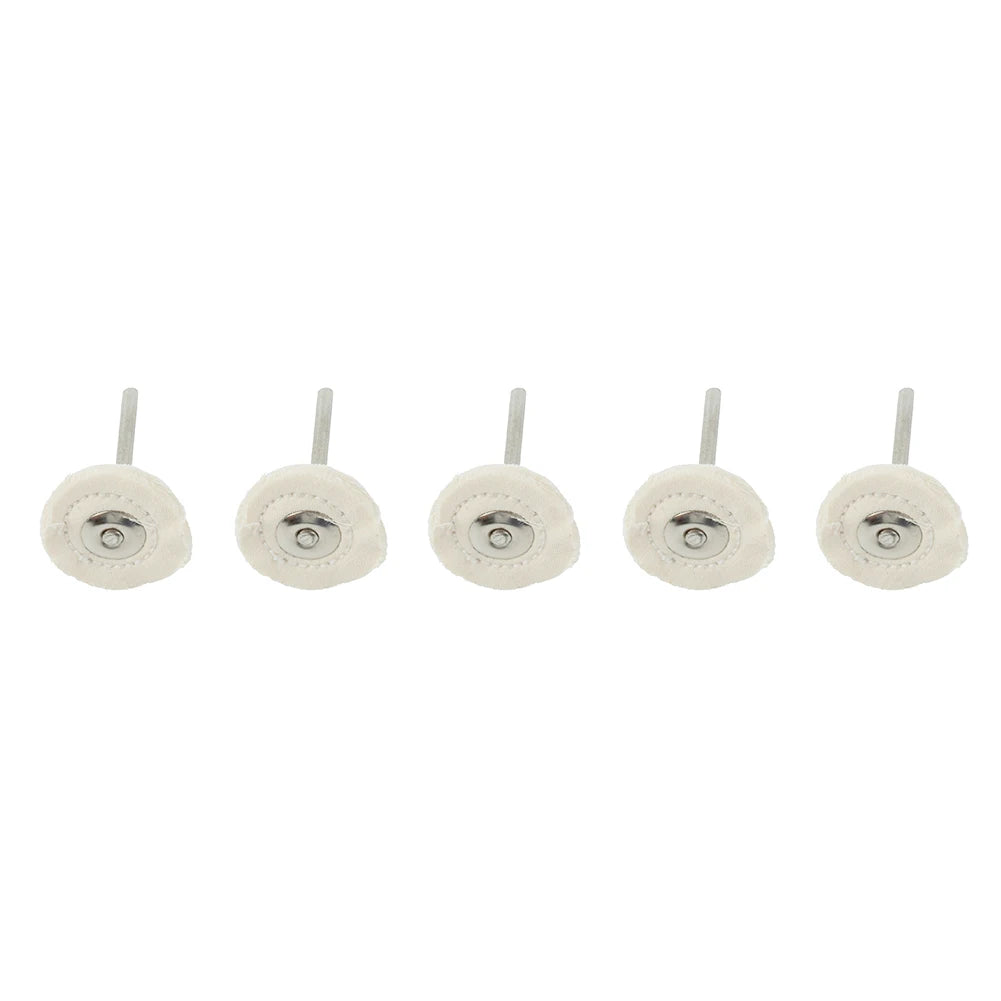 5 X Polishing Cloth Wheel Buffing Pad Polisher Tool Grinding Head For Jewelry Grinding Pad 4mm Thickness Abrasive Tool Qme