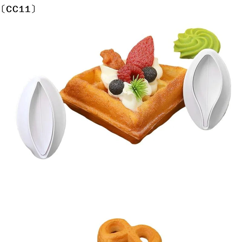 Lily Flower Biscuit Mold Plastic Household Kitchen DIY Festival Party Qme