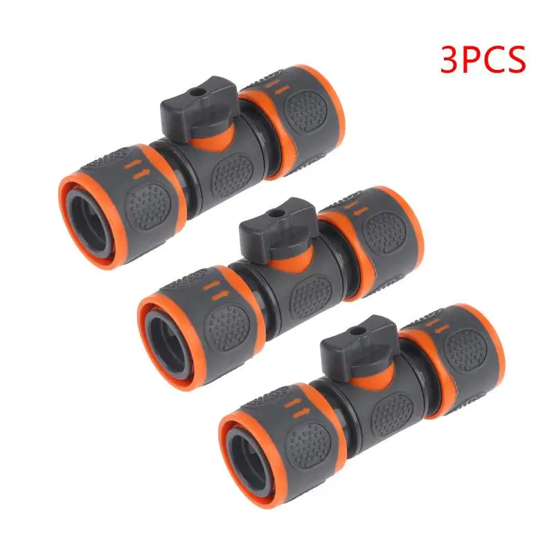 1PC Quick-connect Straight-through Valve With Switch, Quick-connect Water Pipe, Hose, Water Connector, Accessories Qme 3Pcs